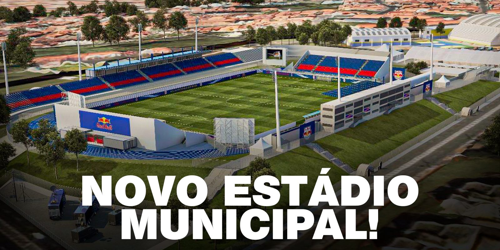 Projeto apresentado! Red Bull Bragantino pretende investir mais de R$ 20M na reforma do estádio Municipal Cícero de Souza Marques
