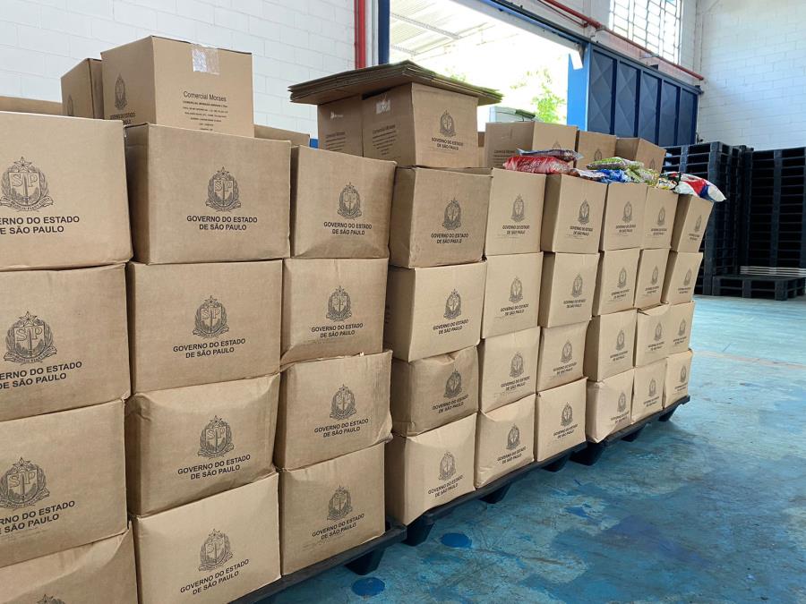 Bragança Paulista recebe doação de 750 cestas básicas do Fundo Social do Estado